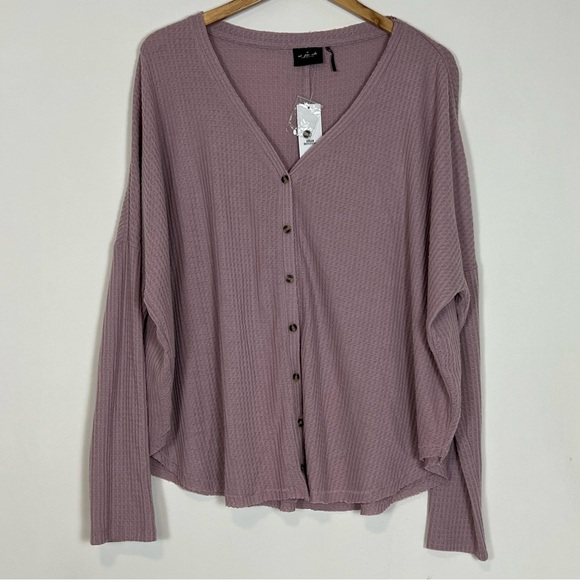 Urban Outfitters Tops - NWT Urban Outfitters mauve Button-Down Shirt